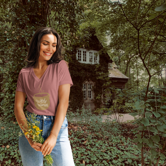 Witchy Woman Cauldron | Women’s Relaxed V-Neck