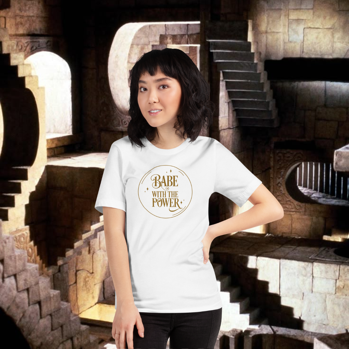 Babe With The Power | Crystal Ball (Gold) | Unisex T-Shirt