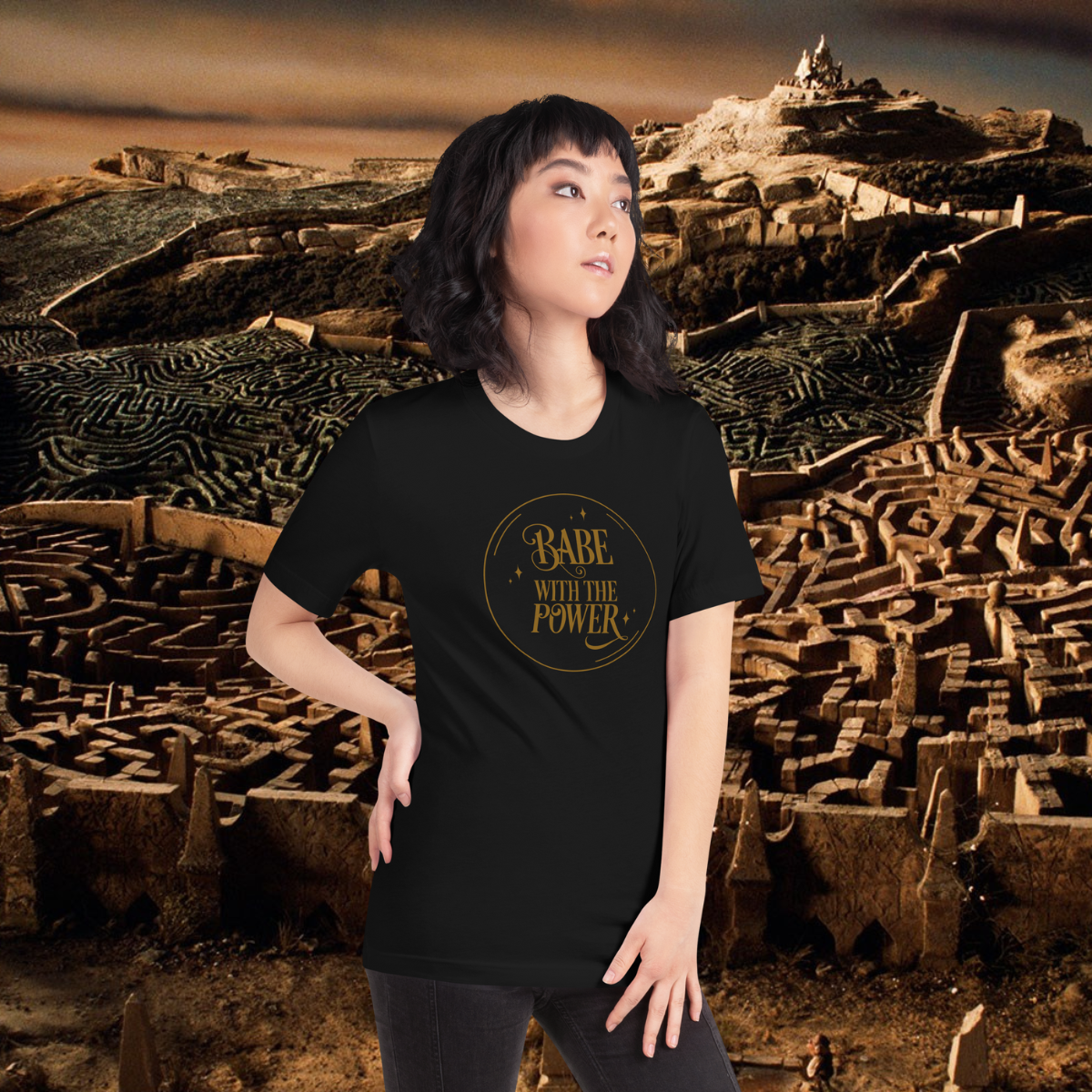 Babe With The Power | Crystal Ball (Gold) | Unisex T-Shirt