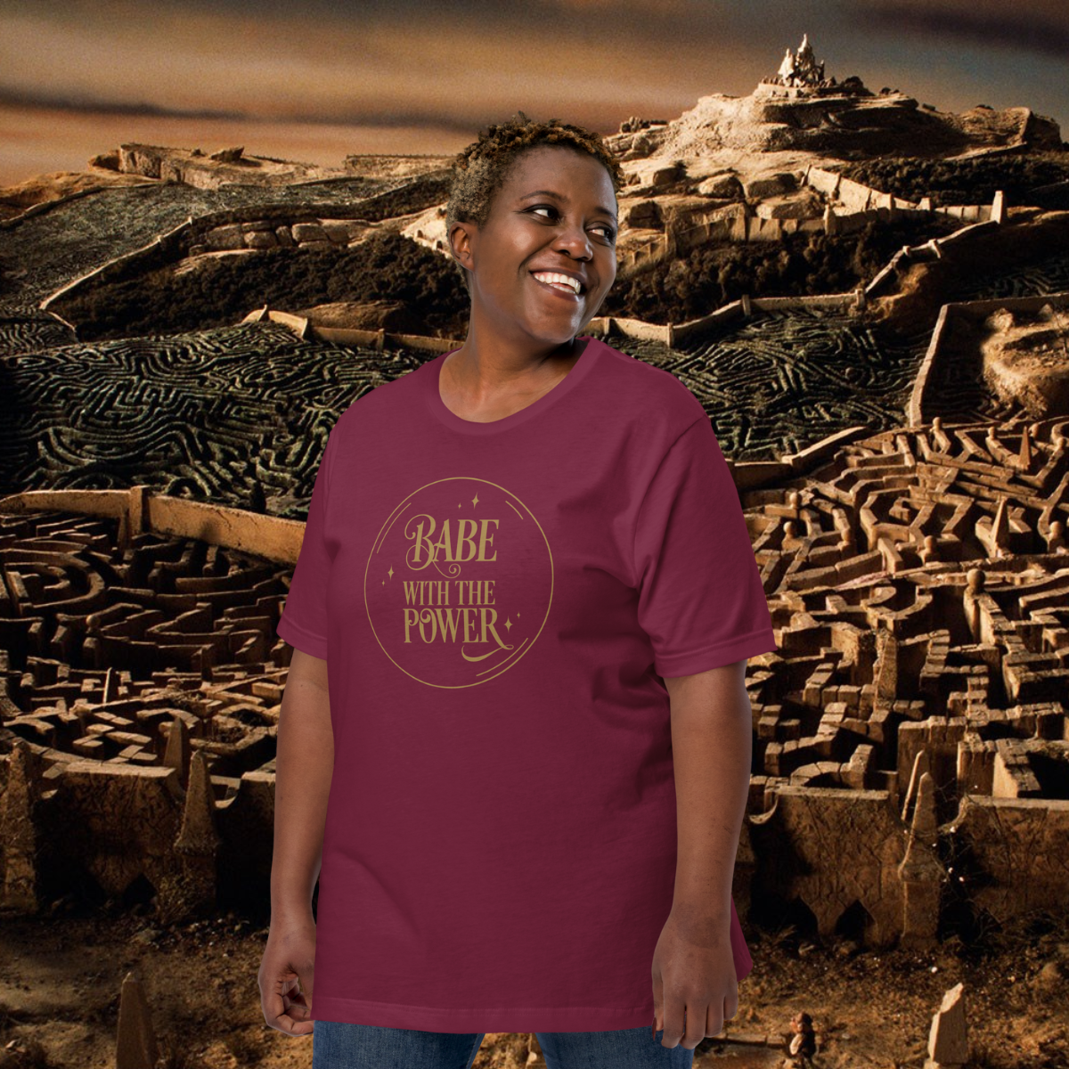 Babe With The Power | Crystal Ball (Gold) | Unisex T-Shirt