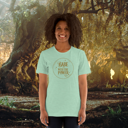 Babe With The Power | Crystal Ball (Gold) | Unisex T-Shirt