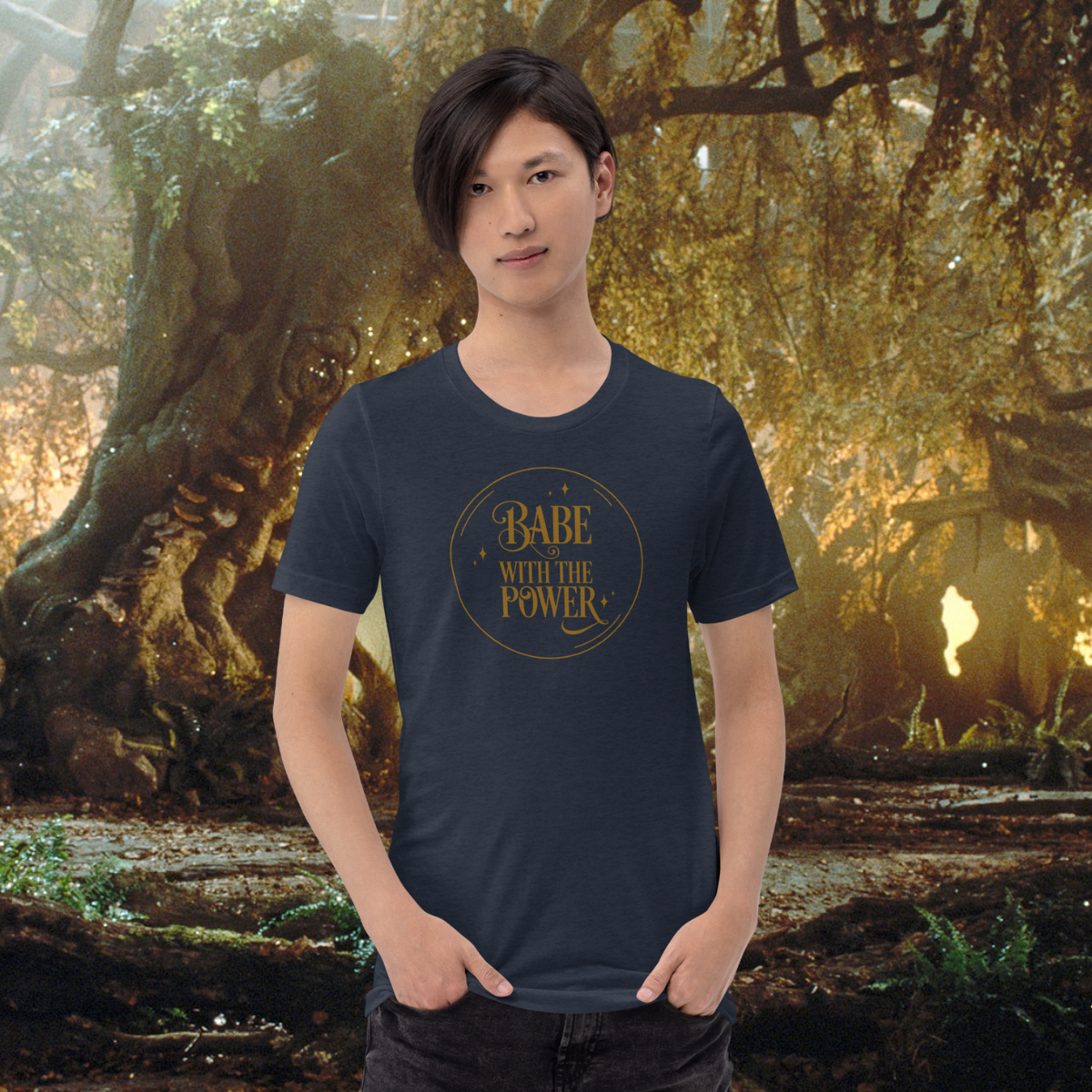 Babe With The Power | Crystal Ball (Gold) | Unisex T-Shirt