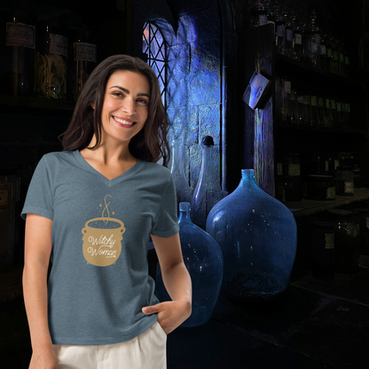 Witchy Woman Cauldron | Women’s Relaxed V-Neck