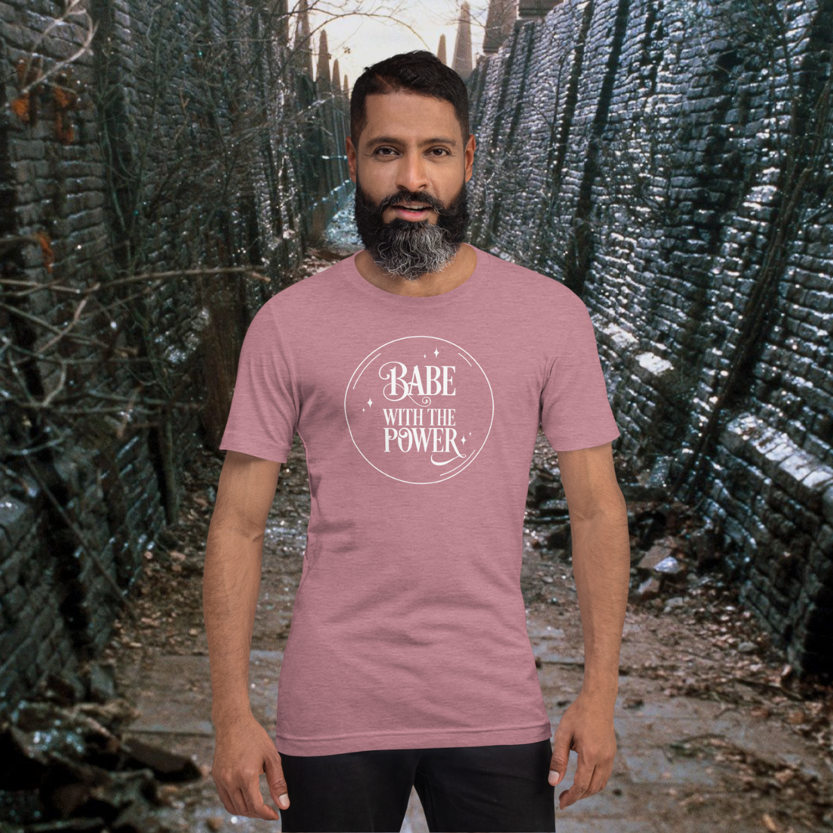 Babe With The Power | Crystal Ball (White) | Unisex T-Shirt