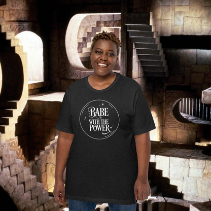 Babe With The Power | Crystal Ball (White) | Unisex T-Shirt