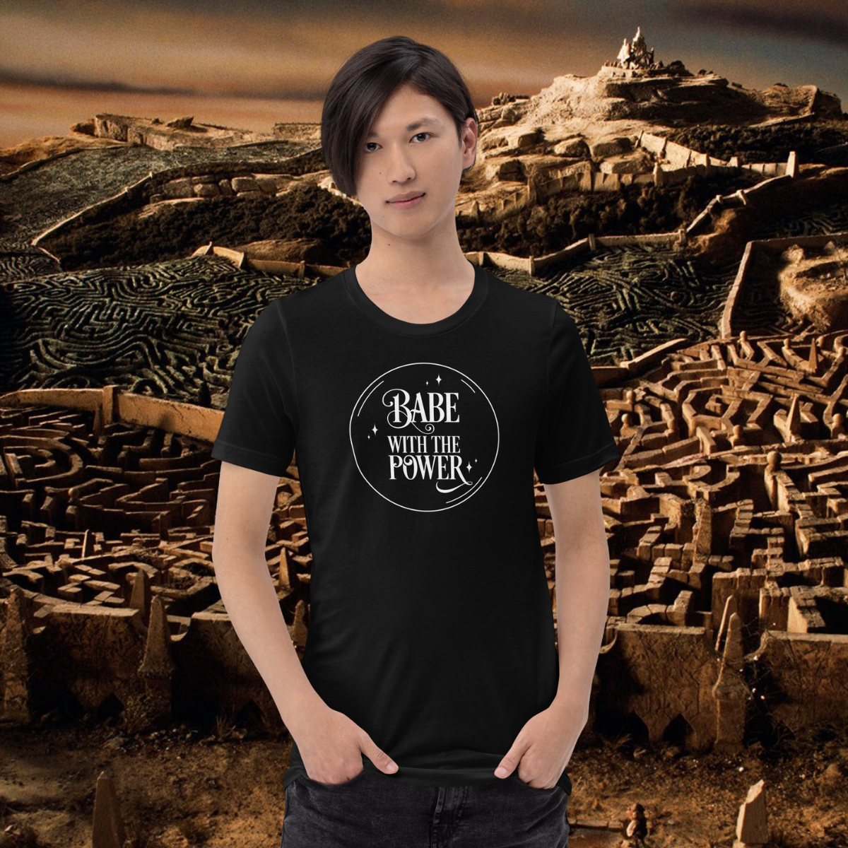 Babe With The Power | Crystal Ball (White) | Unisex T-Shirt