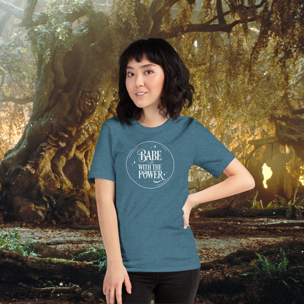 Babe With The Power | Crystal Ball (White) | Unisex T-Shirt