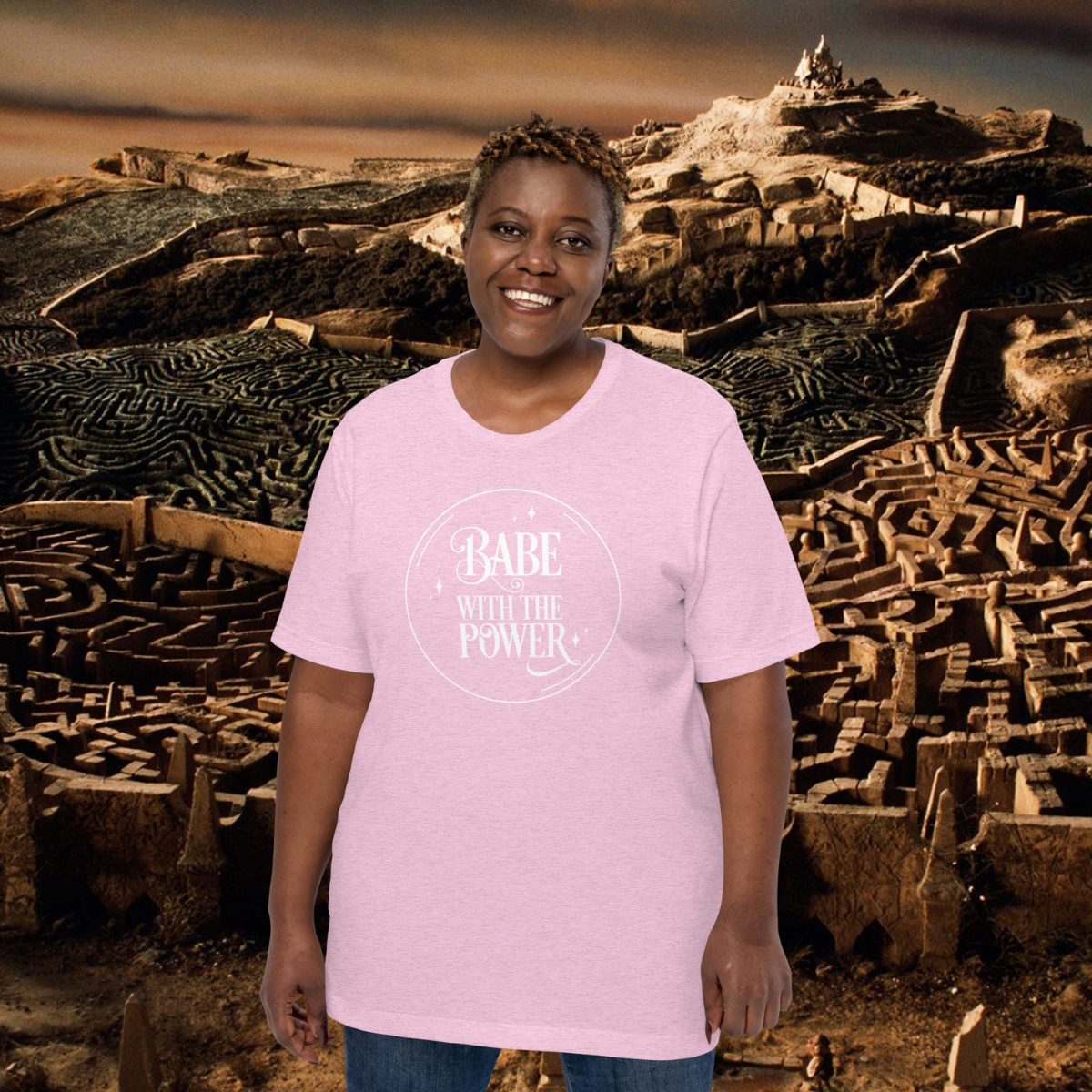 Babe With The Power | Crystal Ball (White) | Unisex T-Shirt