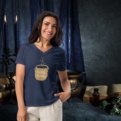 Witchy Woman Cauldron | Women’s Relaxed V-Neck