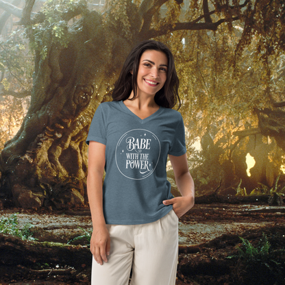Babe with the Power | Women’s Relaxed V-Neck