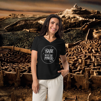 Babe with the Power | Women’s Relaxed V-Neck