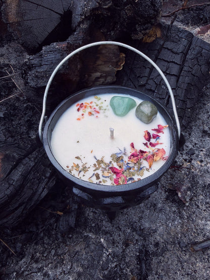 Beltane Cauldron Candle