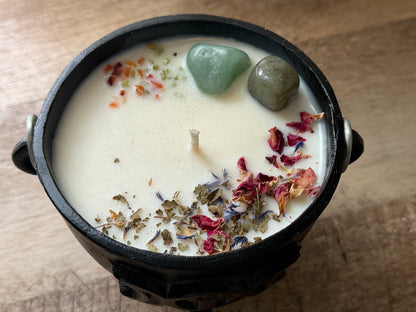 Beltane Cauldron Candle