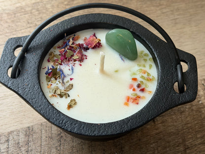 Beltane Cauldron Candle