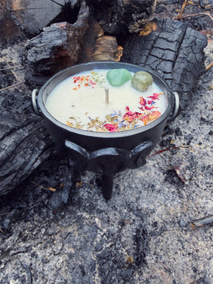 Beltane Cauldron Candle
