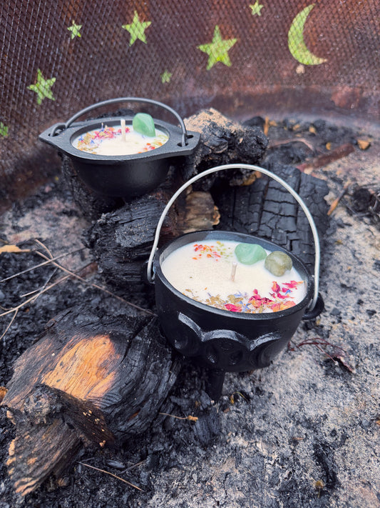 Beltane Cauldron Candle