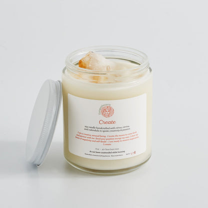 Create Crystal Candle