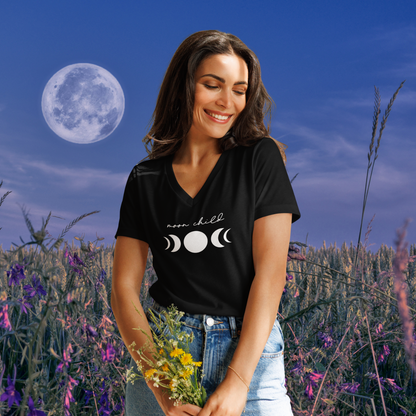 Moon Child | Women's Relaxed V-Neck